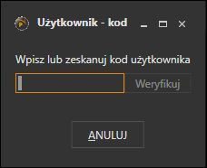 Obsługa magazynu dla Subiekta GT - okno autoryzacji użytkownika